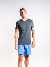 Luxury Modal Crew Neck Tee - Dark Grey Heather
